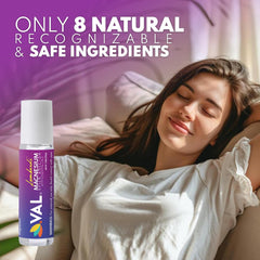 VAL Lombardi magnesium stick roll-on USA-made label close-up highlights quality and origin