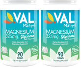 VAL Magnesium Glycinate tablet in bottle for easy daily use and potential stress support.