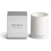 Vancouver Candle Co Prairies jar close-up shows hand-poured soy wax and lasting aroma