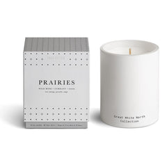 Vancouver Candle Co Prairies jar close-up shows hand-poured soy wax and lasting aroma