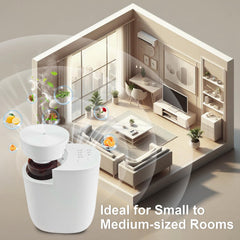 Vasysvi diffuser operates quietly and safely around children and pets