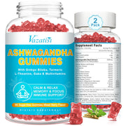 Vazatisi Ashwagandha gummies two-pack front view for daily wellness