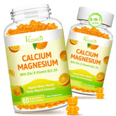 Vazatisi calcium magnesium zinc gummies bottle front for easy daily wellness