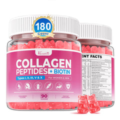 Vazatisi collagen peptides gummies jar showcasing skin and joint support.