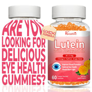 Vazatisi Lutein & Zeaxanthin gummies orange bottle for daily eye support