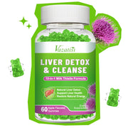 Vazatisi Milk Thistle Gummies bottle with apple flavor