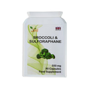 Ved Broccoli Sulforaphane capsules bottle with label for convenient daily antioxidant support