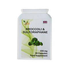 Ved Broccoli Sulforaphane capsules bottle with label for convenient daily antioxidant support