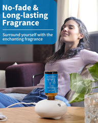 Bedroom ambience using VEDA TINDA SCENT VTS delivering long-lasting aroma.