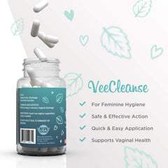 Packaging box of VeeFresh VeeCleanse for discreet use