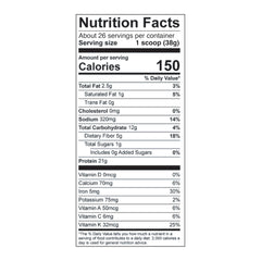 Vega protein shake in glass shows creamy vanilla greens for a balanced boost