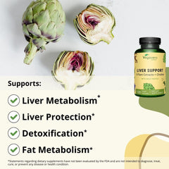 Milk thistle extract in Vegavero supports liver detox pathways.