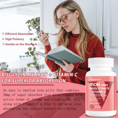 VEGEPOWER: cápsula de vitamina C y B12 para apoyo diario.