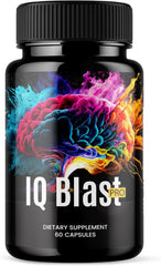 VegHerbs IQ Blast Plus bottle front, premium wellness formula for daily support