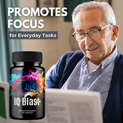 VegHerbs IQ Blast Plus bottle pour, easy daily intake