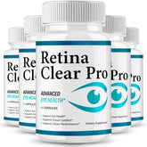 VegHerbs RetinaClear Pro bottle front showing label for daily eye care