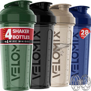 Velomix Forest Edge leak-proof lid prevents spills during on-the-go shakes.