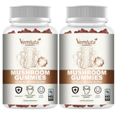 Vemluta 5000MG mushroom gummies bottle for daily brain and immune support.