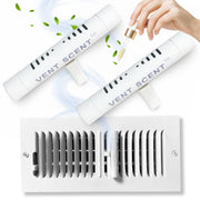Vent Scent installation on vent register enables easy whole-home diffusion.