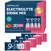 Venture Pal high-sodium electrolyte packet closeup for on-the-go hydration.