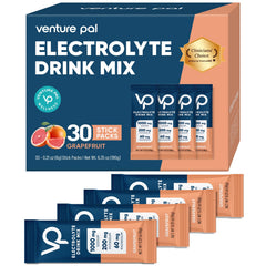 Venture Pal high sodium electrolyte packet front view for on-the-go hydration