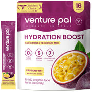 Venture Pal polvo electrolito sin azúcar vertido para hidratación rápida