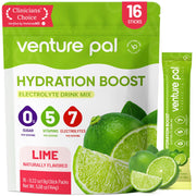 Venture Pal sugar-free electrolyte packets front view for daily hydration.