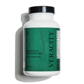 Veracity Selfcare Metabolic Multivitamin bottle supports daily energy and immune health.