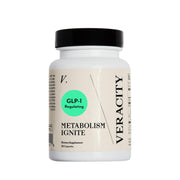 Veracity Selfcare Metabolism Ignite bottle for daily appetite control.