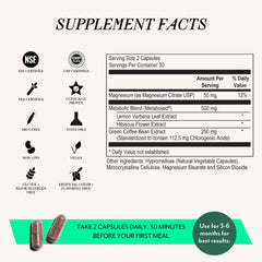 Metabolaid and plant blends shown for natural appetite control.