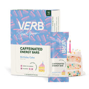 Verb Birthday Cake energy bar hero image showing portable energy for busy days