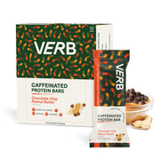 Verb Energy Bar chocolate chip peanut butter close-up shows creamy texture for steady energy
