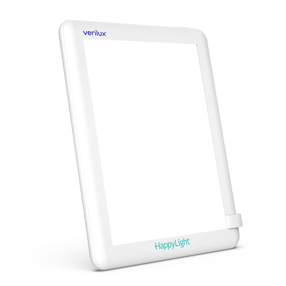 Verilux HappyLight Lucent con botón único para iniciar la rutina matutina
