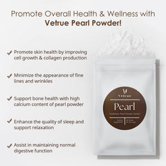 Vetrue Freshwater Pearl Powder packaging bag for easy daily servings