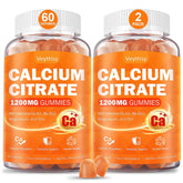 Veyttisy Calcium 1200mg bottle front shows vegan, easy-digest calcium supplement for daily use