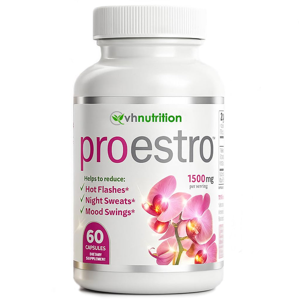 VH Nutrition PROESTRO bottle front highlighting extra strength estrogen support