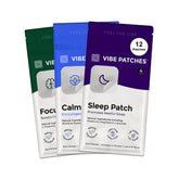 VIBE PATCHES Mental Edge Bundle box display for easy daily use