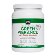 Vibrant Health Green Vibrance bottle with branding for daily energy support