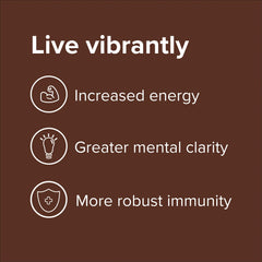 Vibrant Health Green Vibrance probiotics bottle signaling 25 billion cultures.