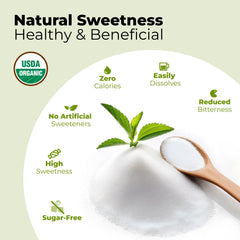 Viccoky stevia powder dissolves easily in coffee for sugar-free flavor