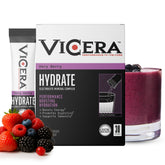 VICERA Electrolyte Powder Very Berry stick promotes on-the-go hydration.