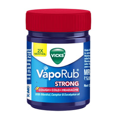 Vicks VapoRub 50 ml bottle for chest relief and easy application.