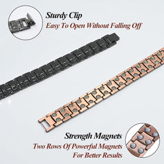 Vicmag copper bracelet adjustable tool demonstrates easy at-home resizing.