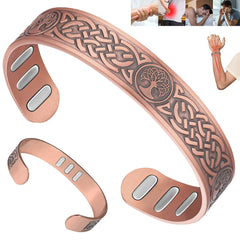 Vicmag copper bracelet for men with nine magnets designed for daily wear comfort.