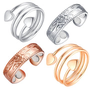 Vicmag copper magnetic ring for women, elegant daily wear with polished finish.
