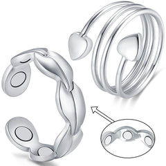 Vicmag copper magnetic ring for women in a close-up, stylish daily wear.