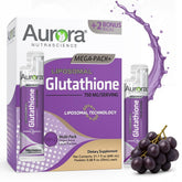 Vida Lifescience Aurora Mega-Pack bottle with 32 sachets for on-the-go support.