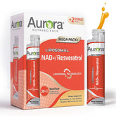 Vida Lifescience NAD liposomal liquid bottle for convenient daily energy support.