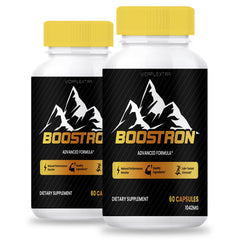VIDAPLEXTRA Boostron bottle pour for easy daily intake.