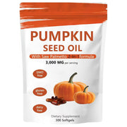 Vifdusi bottle front with pumpkin seed oil and saw palmetto softgels for daily vitality.